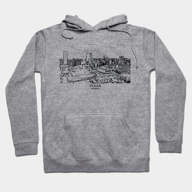 Tulsa - Oklahoma Hoodie by Lakeric